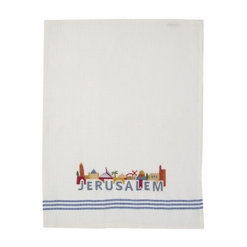 Dish Towel - Jerusalem White