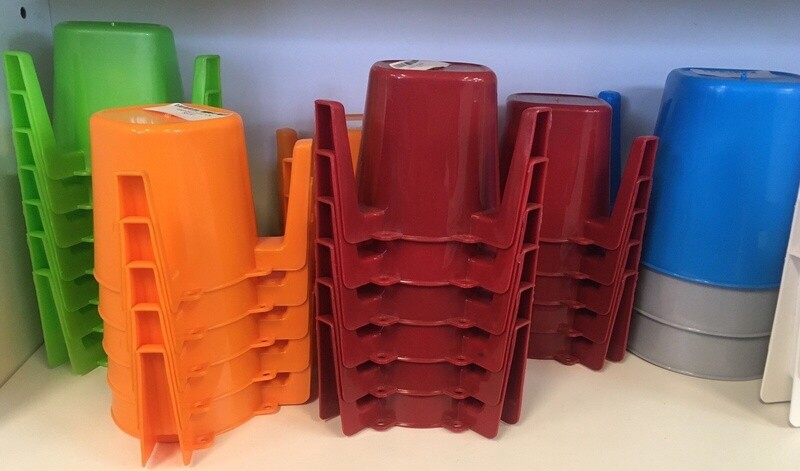 Washing Cups Plastic 9cm