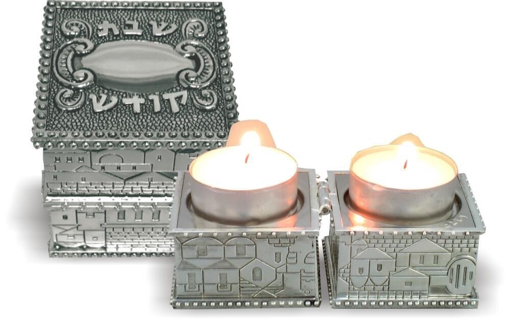 Travel Candlesticks 5cm Square