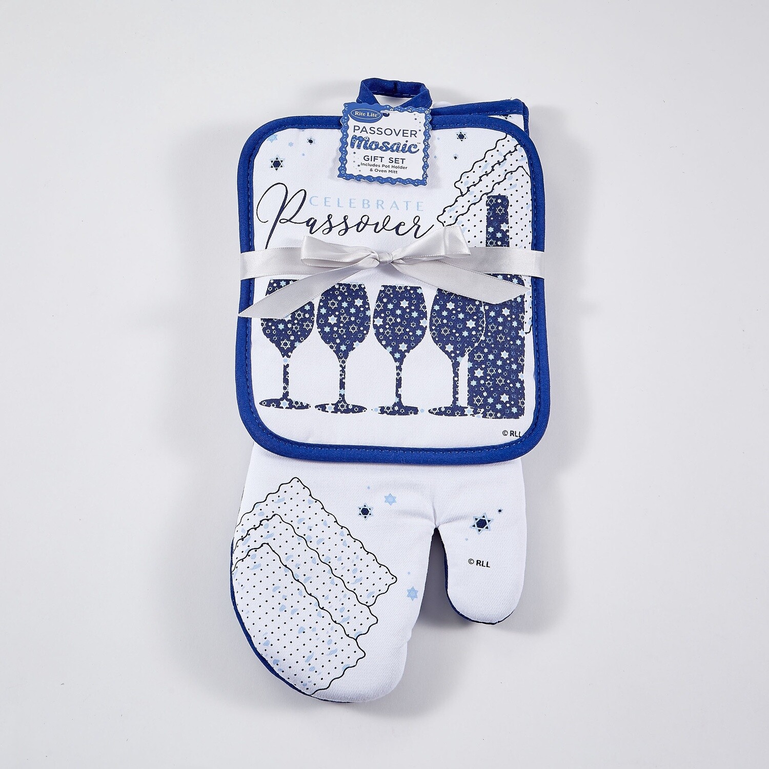 Passover Oven Mitt &amp; Pot Holder Mosaic Design