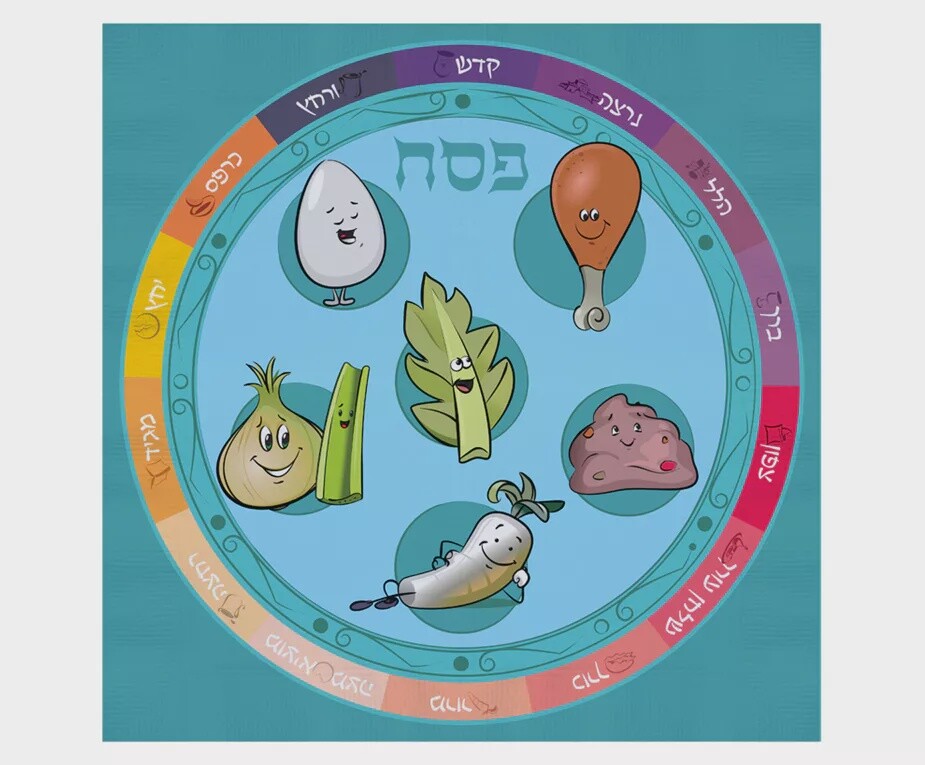 Serviettes Pesach Seder Plate Character