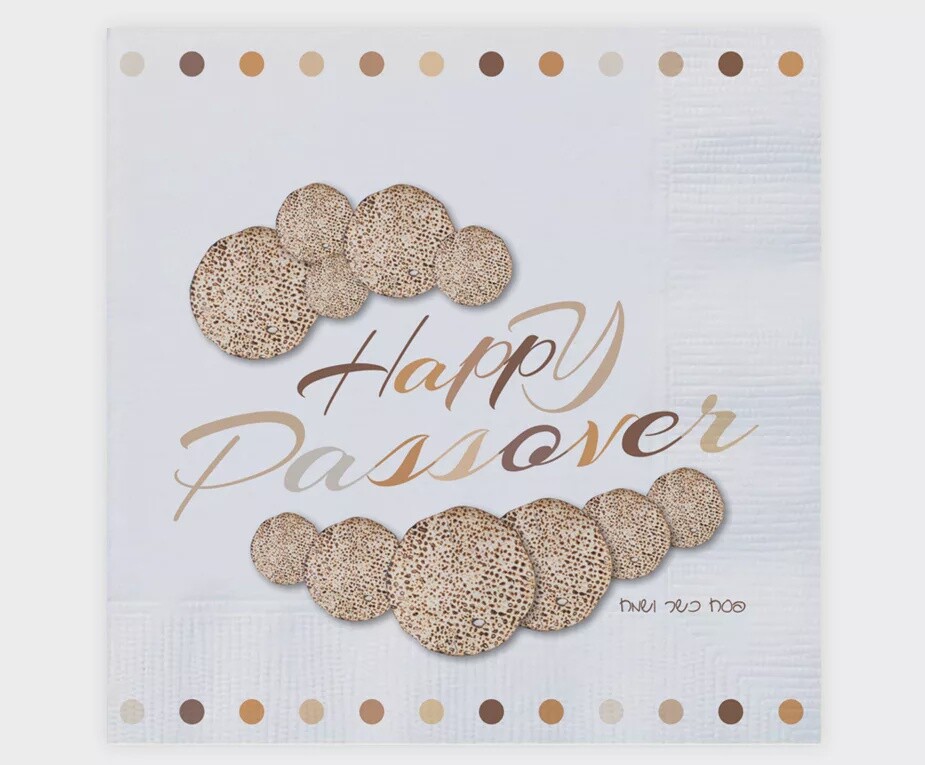 Serviettes Passover Round Matza