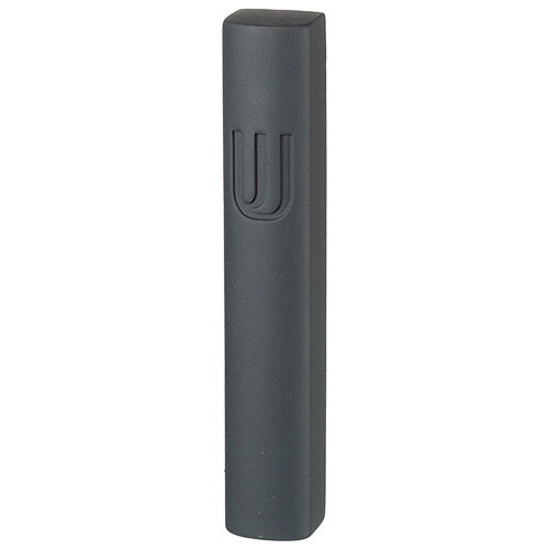 Mezuzah Polyresin Dark Grey 12 cm