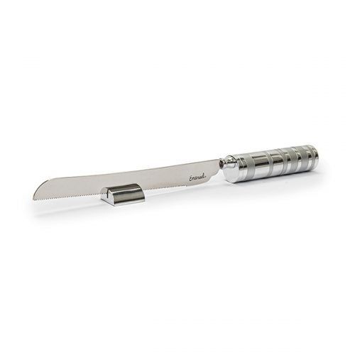 Challah Knife with Rings &amp; Salt