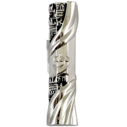 Mezuzah Car Jerusalem Design 6cm