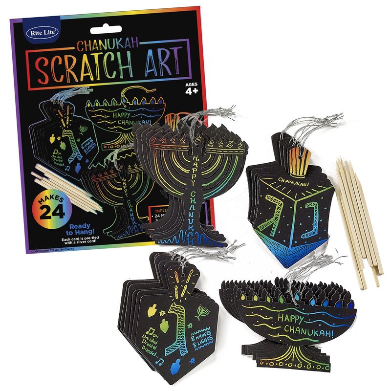 Chanukah Scratch Art Kit