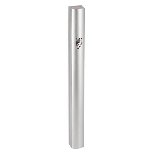 Mezuzah Polished Aluminium 10 cm