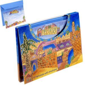 Notelets &amp; Envelopes Jerusalem Design Set of Ten