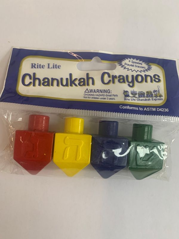Dreidel Crayons