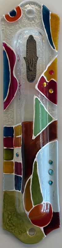 Mezuzah Smilansky Irina Glass Art deco