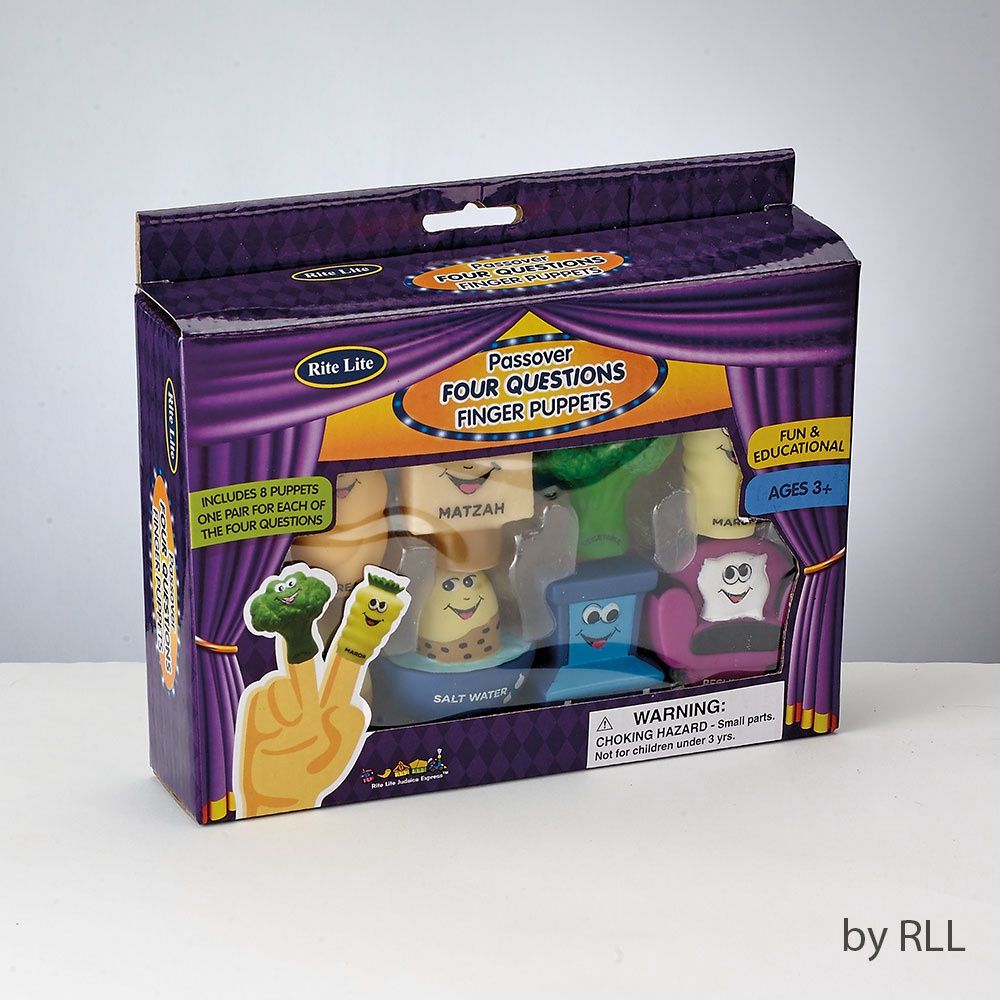 Passover Four Questions Finger Puppets