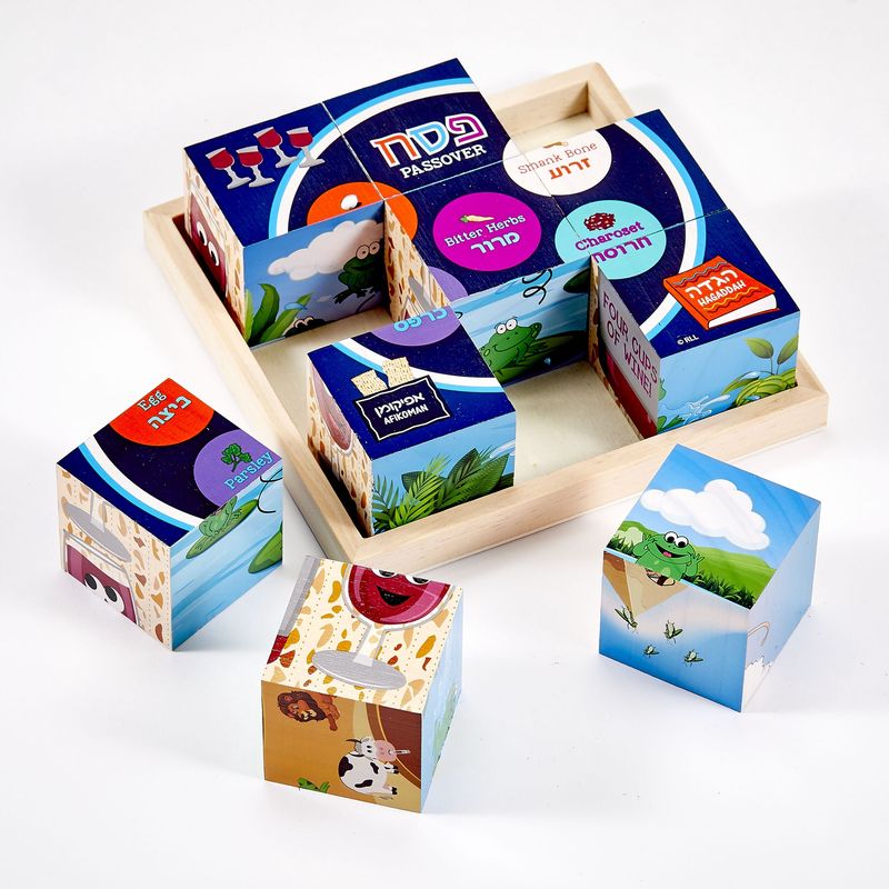 Passover Wooden 9 Block Puzzle