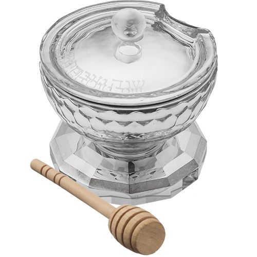 Honey Dish Crystal Elegant 7cm