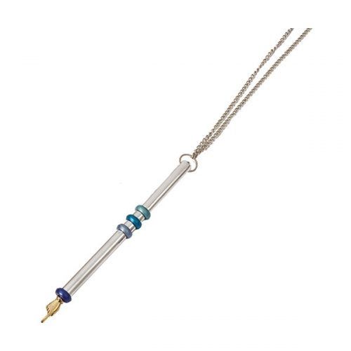Torah Pointer / Yad Blue Four Rings