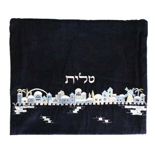 Tallis Baf Velvet Jerusalem Blue