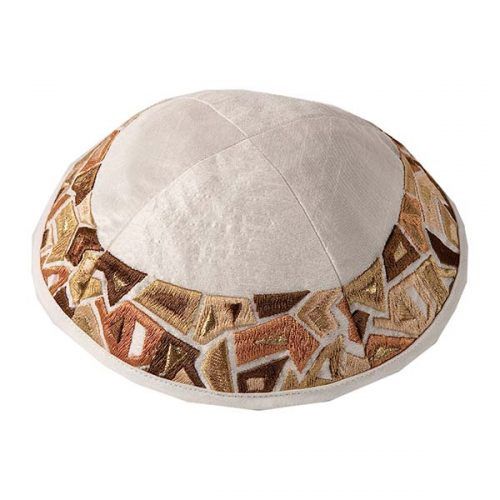 Kippah Gold Geometry