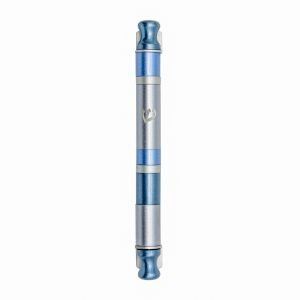 Mezuzah Wide Stripes Grey 10cm