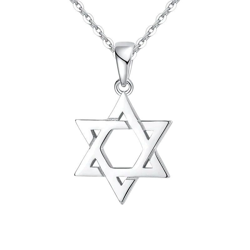 Necklace Silver Magen David