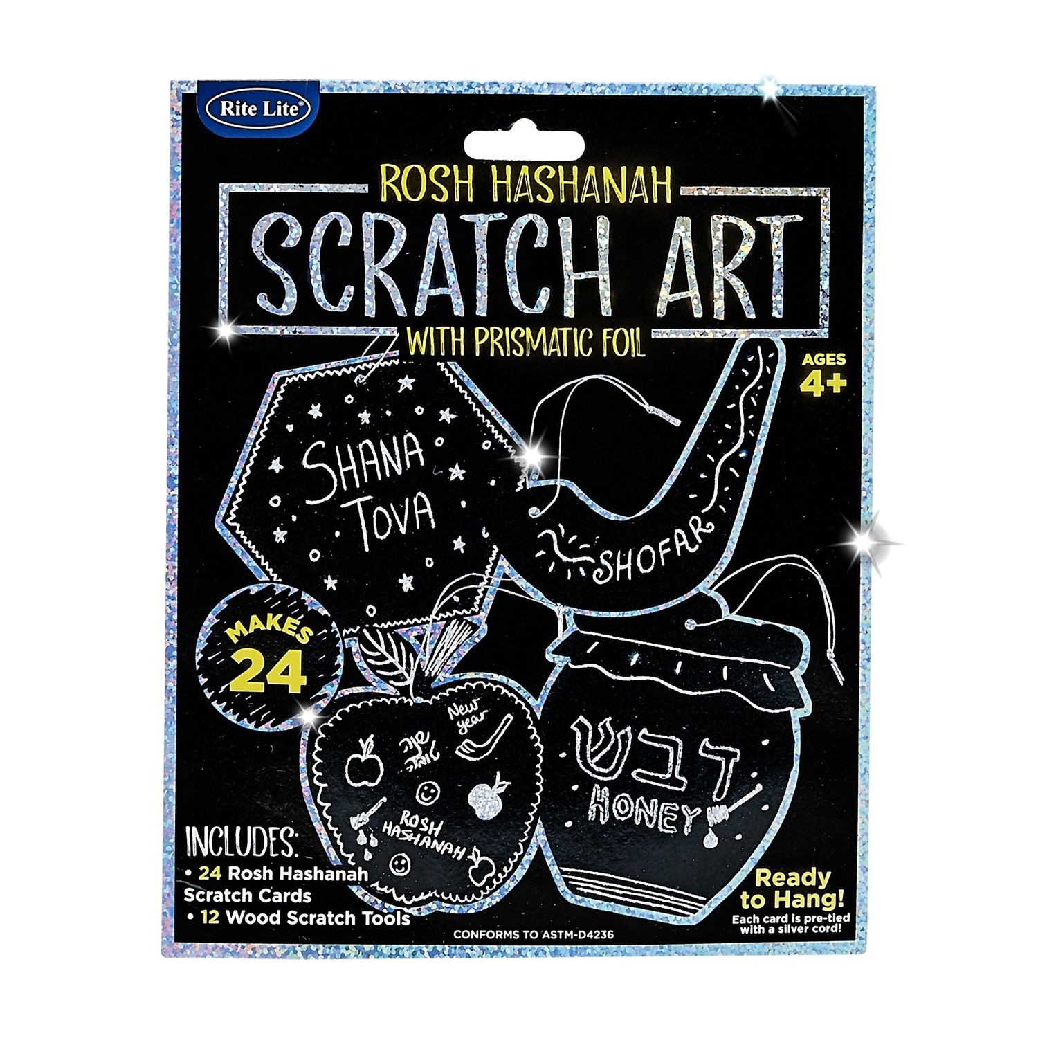 Rosh Hashanah Scratch Art Set