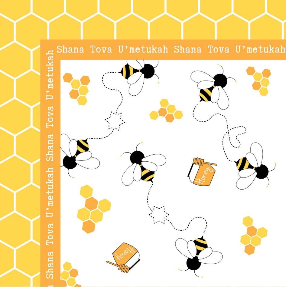 Serviette Bees