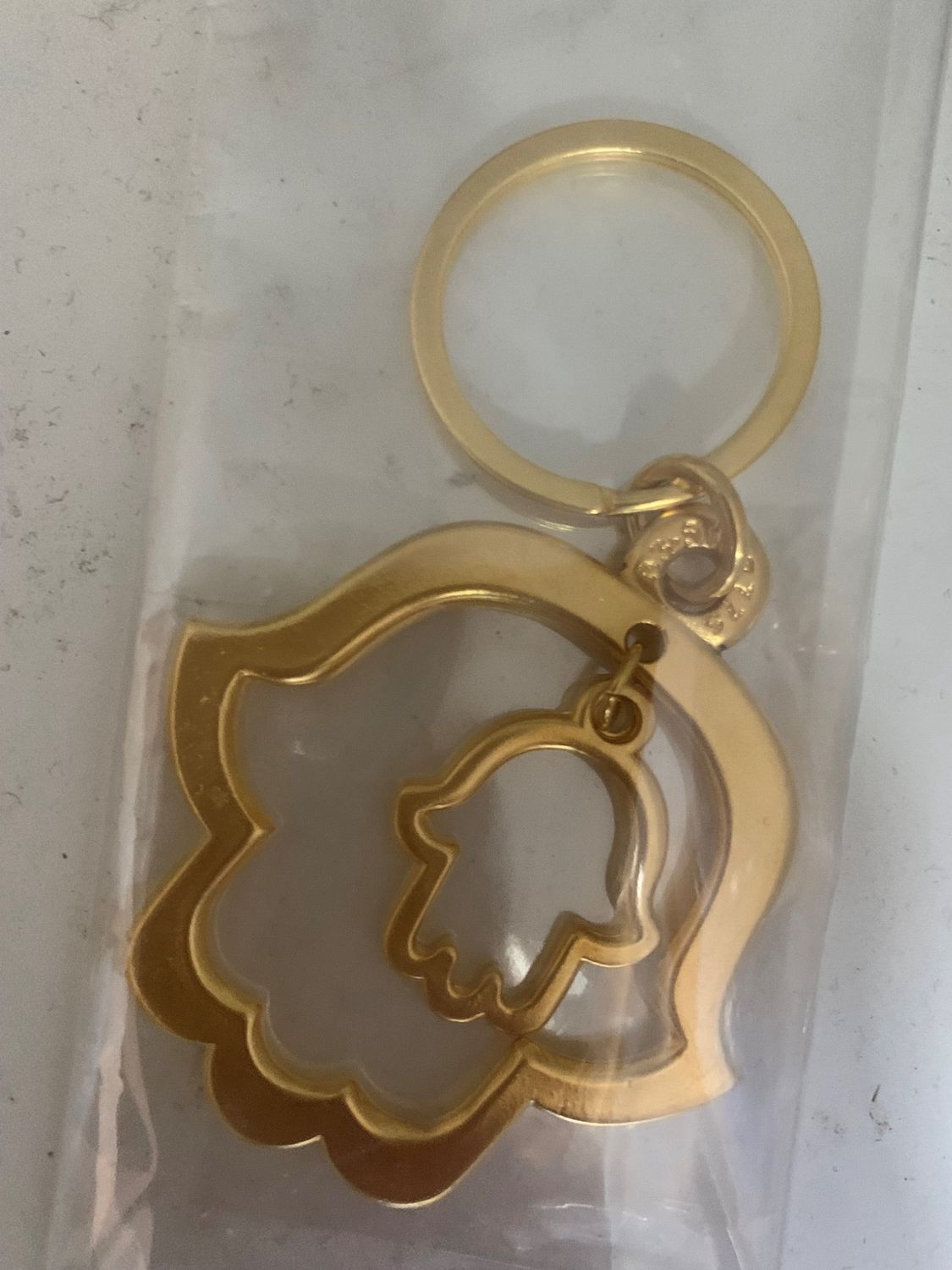 Key Ring Hamsas Brass
