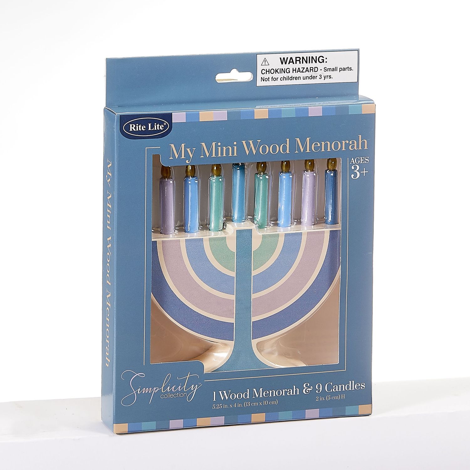 My Mini Wood Menorahs Pastels