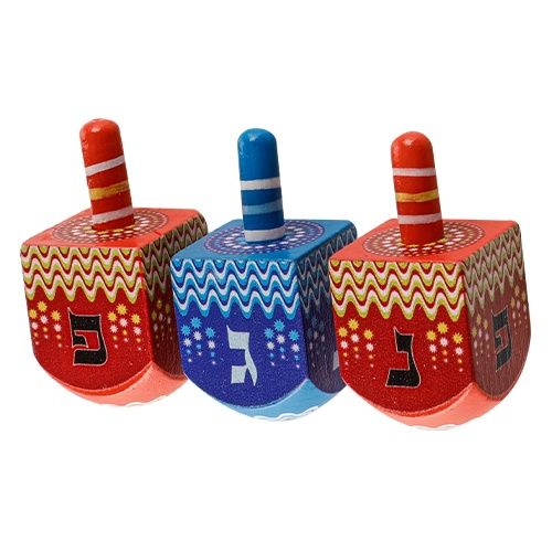 Dreidel 6cm Assorted Colours
