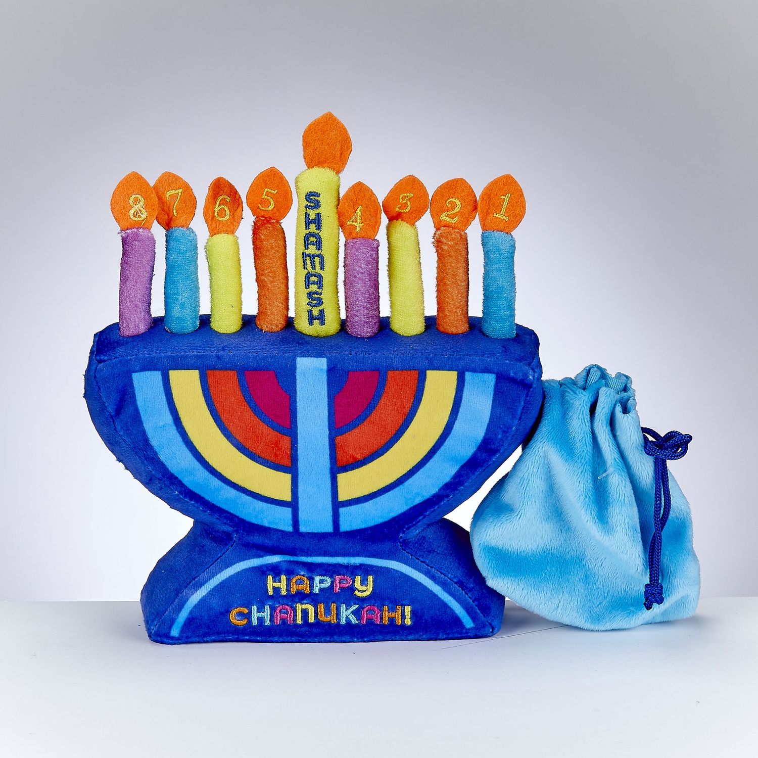 Soft Menorah Set Plush