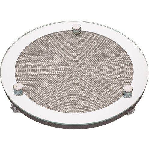 Candlesticks Tray Round Elegant Glass Mirros