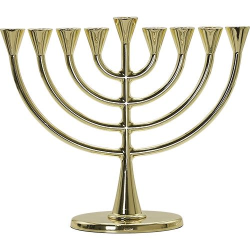 Menorah Gold finish 23 cm