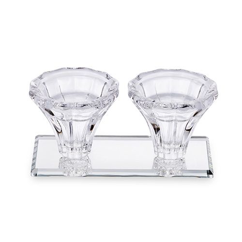 Candlesticks Crystal 10cm