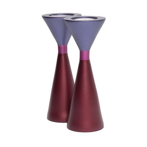 Candlesticks Two-sided Purple &amp; Maroon