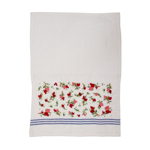 Towel Netilat Yadayim Pomegranates matches Bamboo Washing Cup
