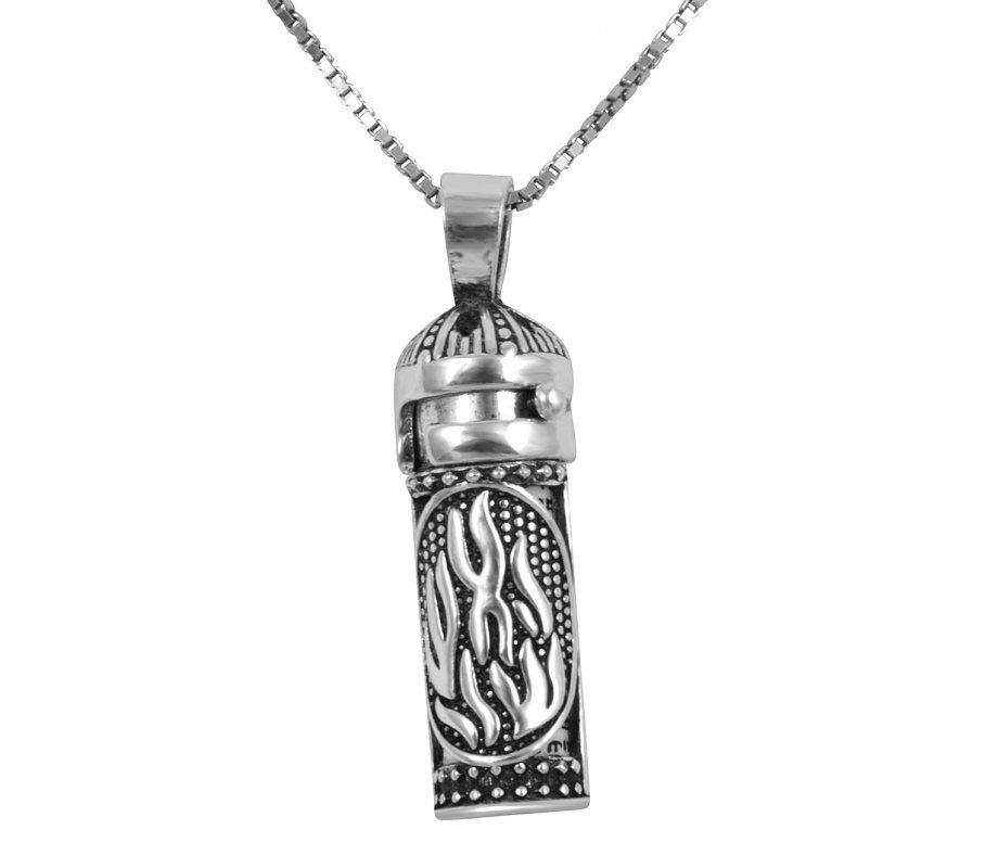 Necklace Mezuzah HaEsh Sheli - My Fire &amp; Hamsa