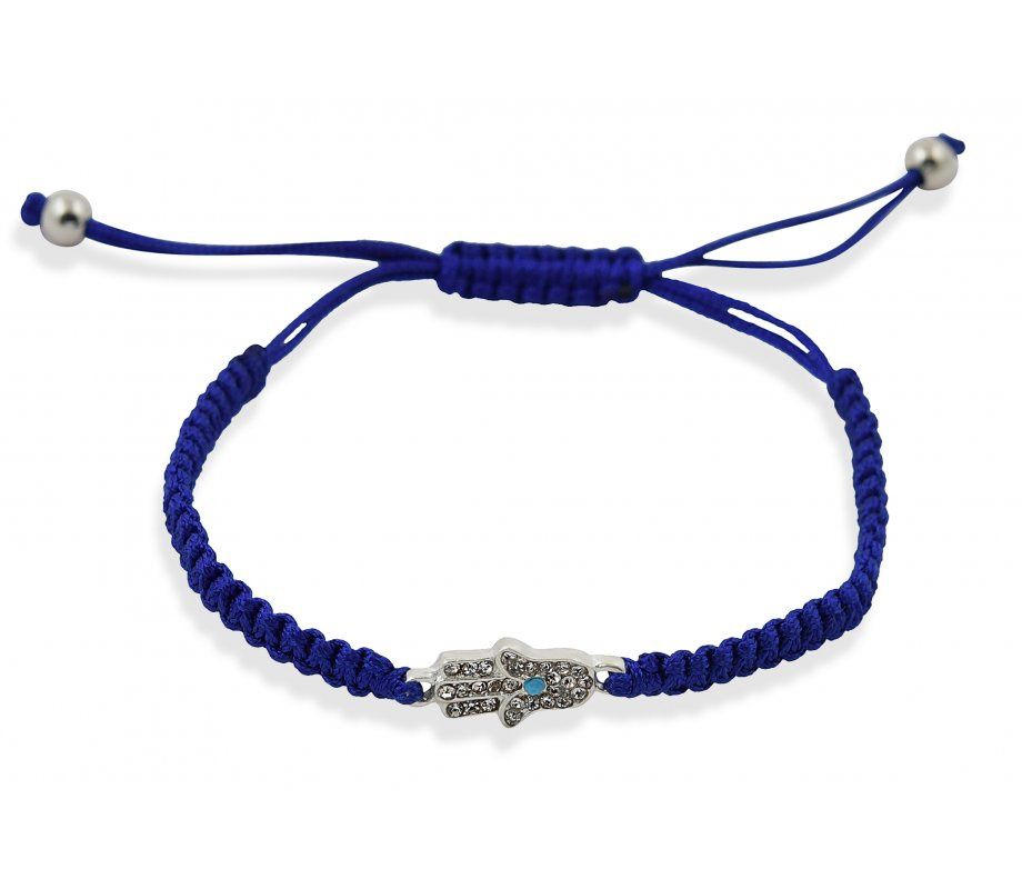 Bracelet Blue Cord Hamsa