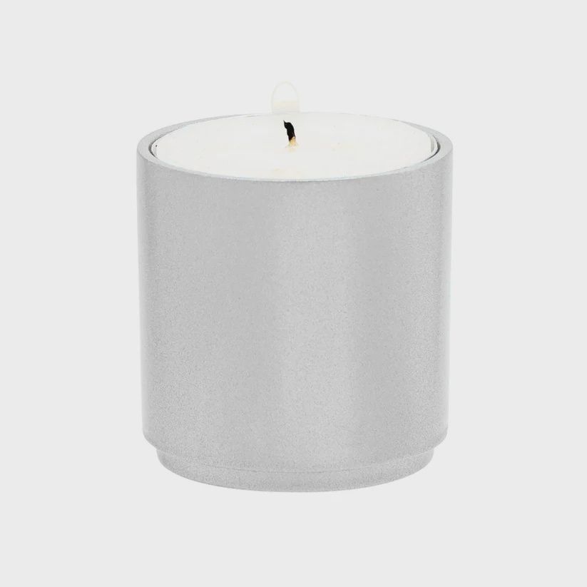 Candle holder (tea light) stackable Silver
