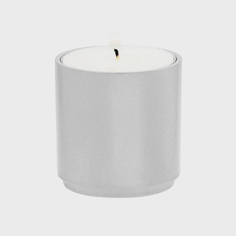 Candle holder (tea light) stackable Silver