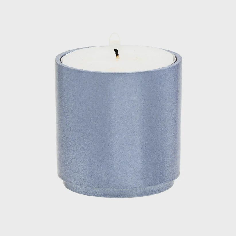 Candle holder (tea light) stackable blue