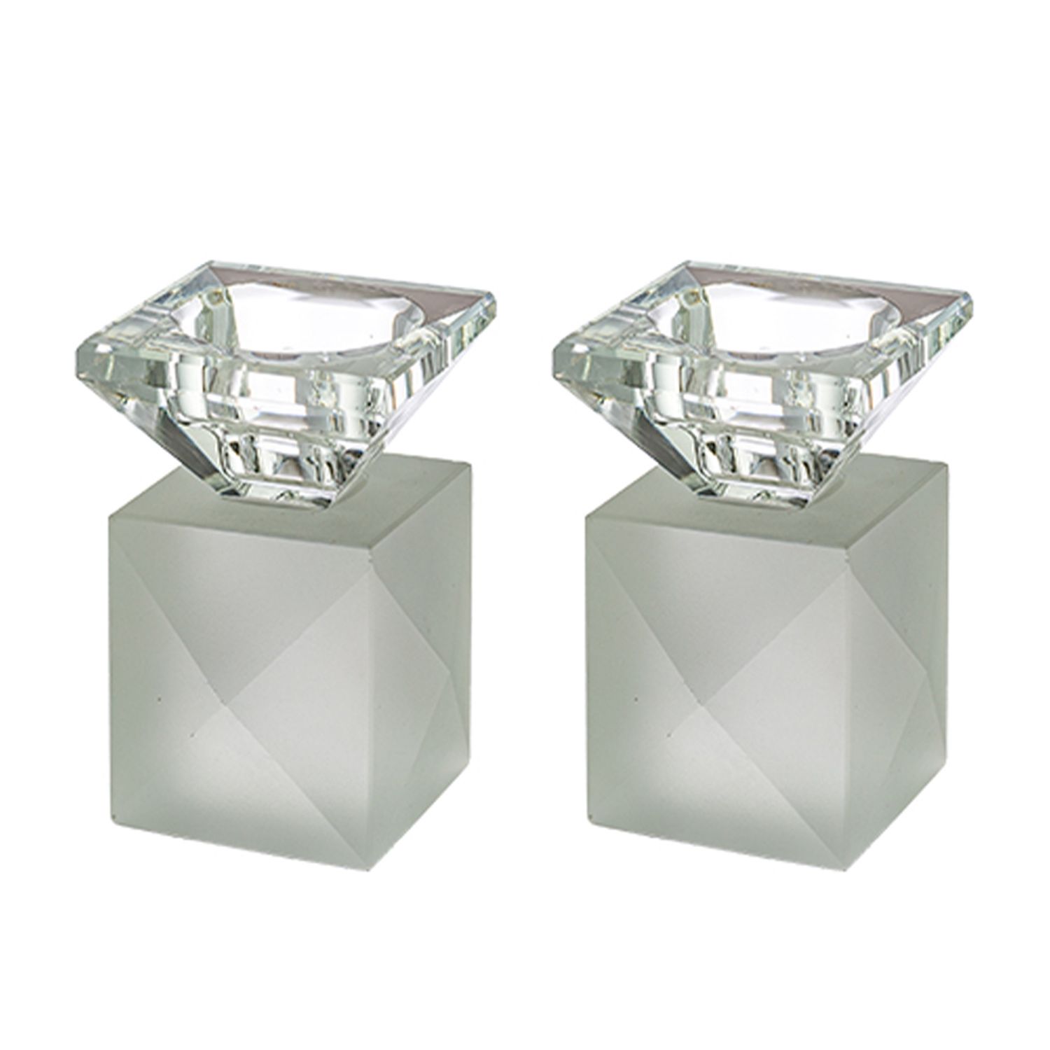 Candlesticks Crystal 9cm