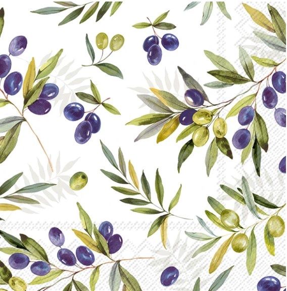 Serviettes Olive Branches