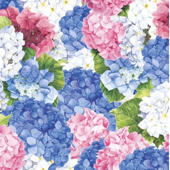 Serviettes Ortensie