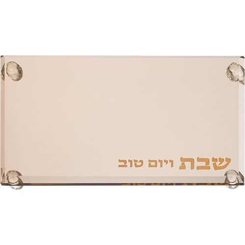Candlesticks Tray Rose Gold Mirror