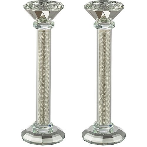 Candlesticks Crystal 22.5cm
