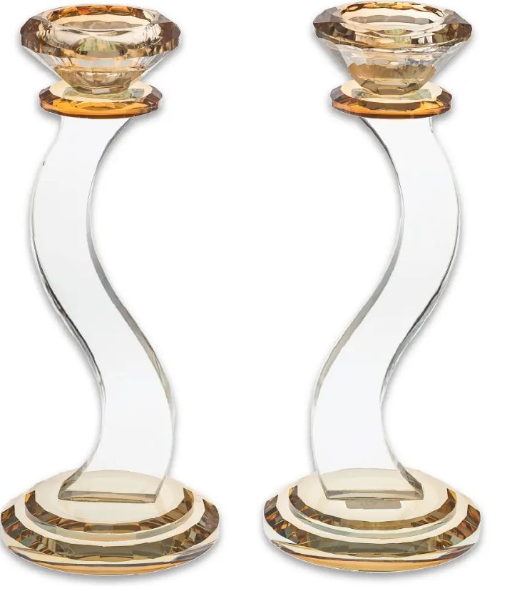 Candlesticks Modern Design Rose Gold 22 cm
