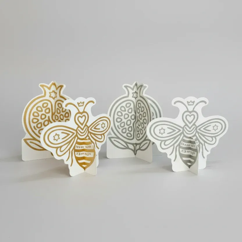 Bees &amp; PomegranateTable Decor 3D x 12 assorted