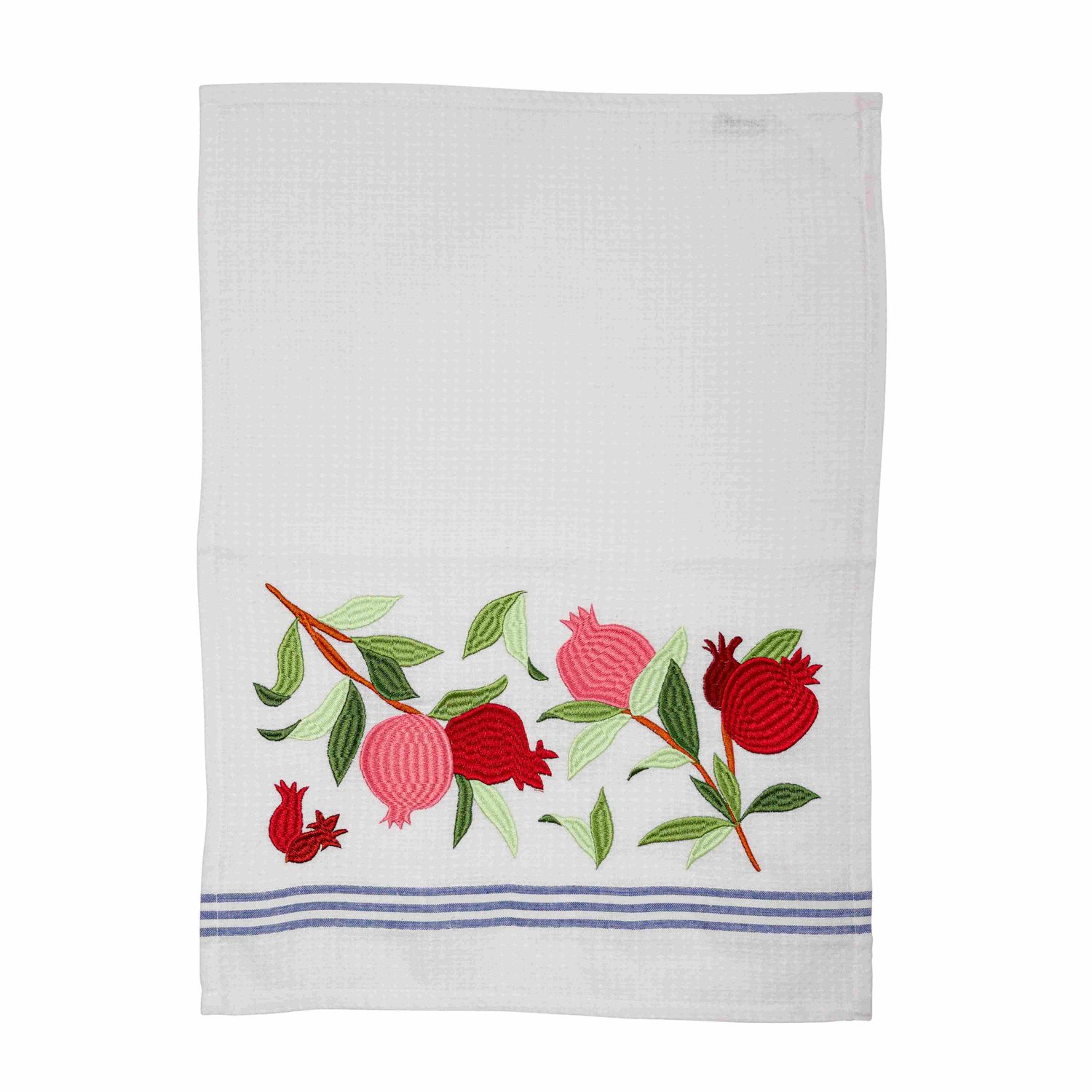 Towel Netilat Yadayim Large Pomegranates  Matches Bamboo Washing Cup