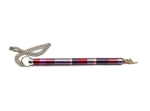 Torah Pointer - Stripes Maroon  / Yad