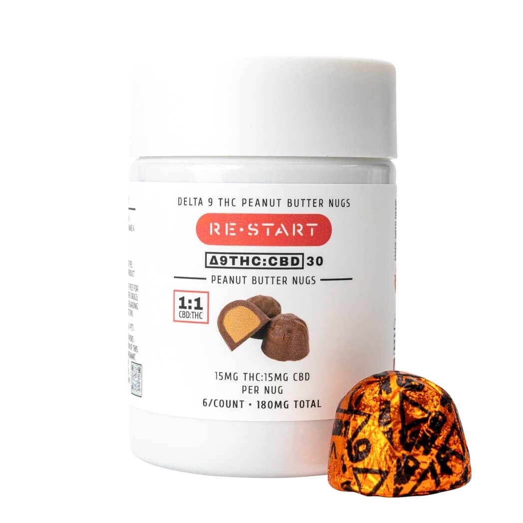 Delta 9 THC CBD 30mg Peanut Butter Nugs (In-Store Only_