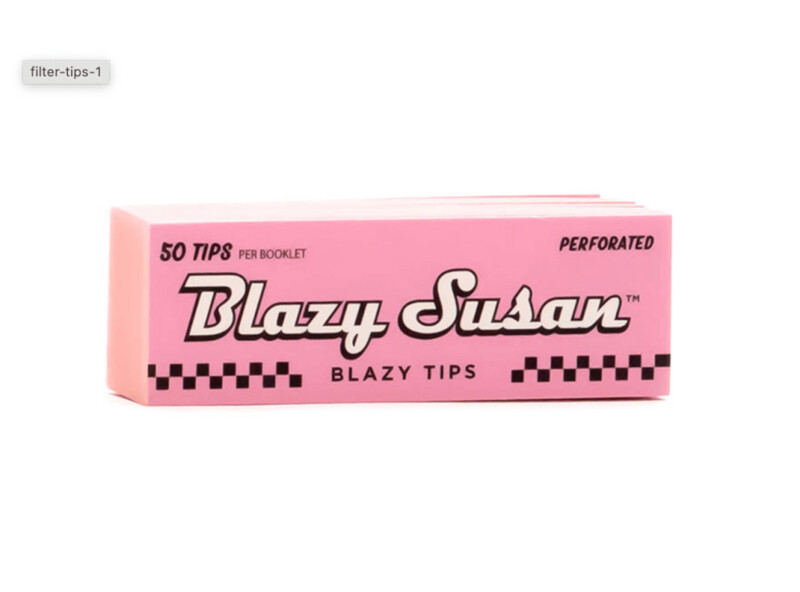 Blazy Susan Filter Tips 50-ct, Color: Pink