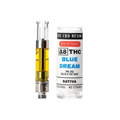 Delta 8 Vape Cartridge Blue Dream 1mL Live Resin Sativa